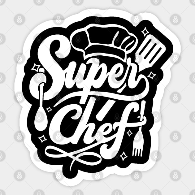 Super Chef Sticker by RioDesign2020